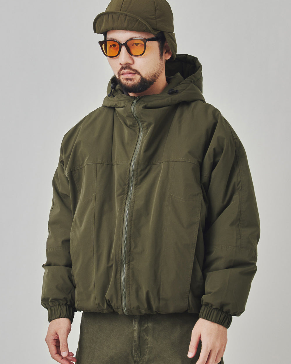 90% Down Hooded Puffer Jacket – Men's Oversized Short Warm Coat – Japanese vintage | yamalin clothes | Yamalinclothes