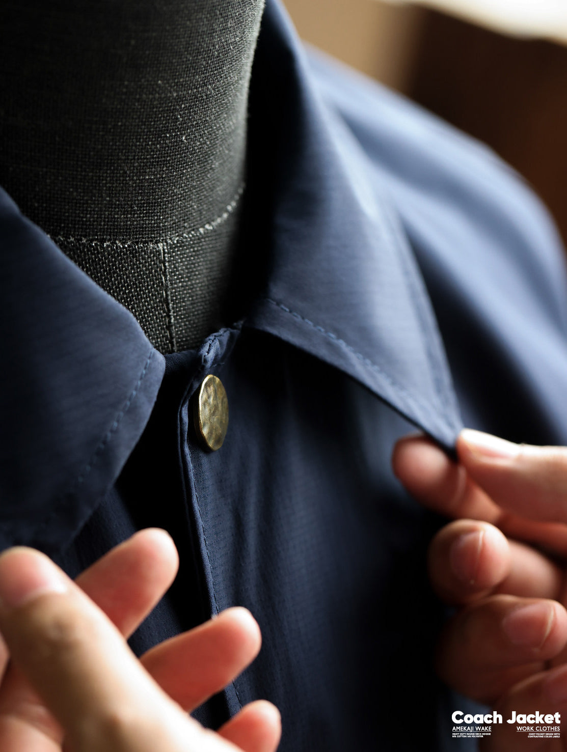 Coach Jacket – Snap Front & Drawstring Hem | Yamalinclothes