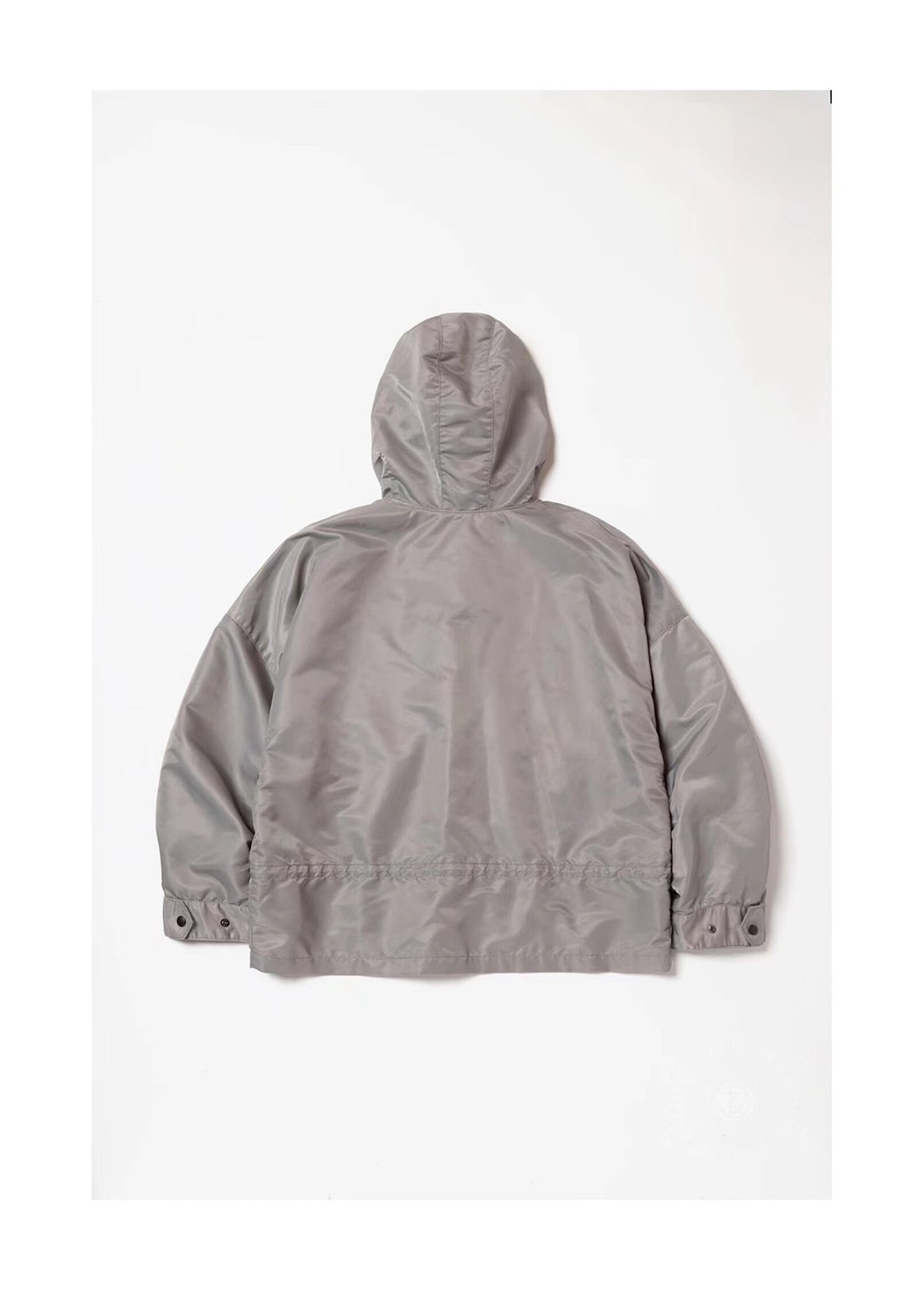 Japanese Two-Color Nylon Waterproof Jacket Men – Loose Hooded Double Zipper Streetwear – Japanese vintage | yamalin clothes | Yamalinclothes