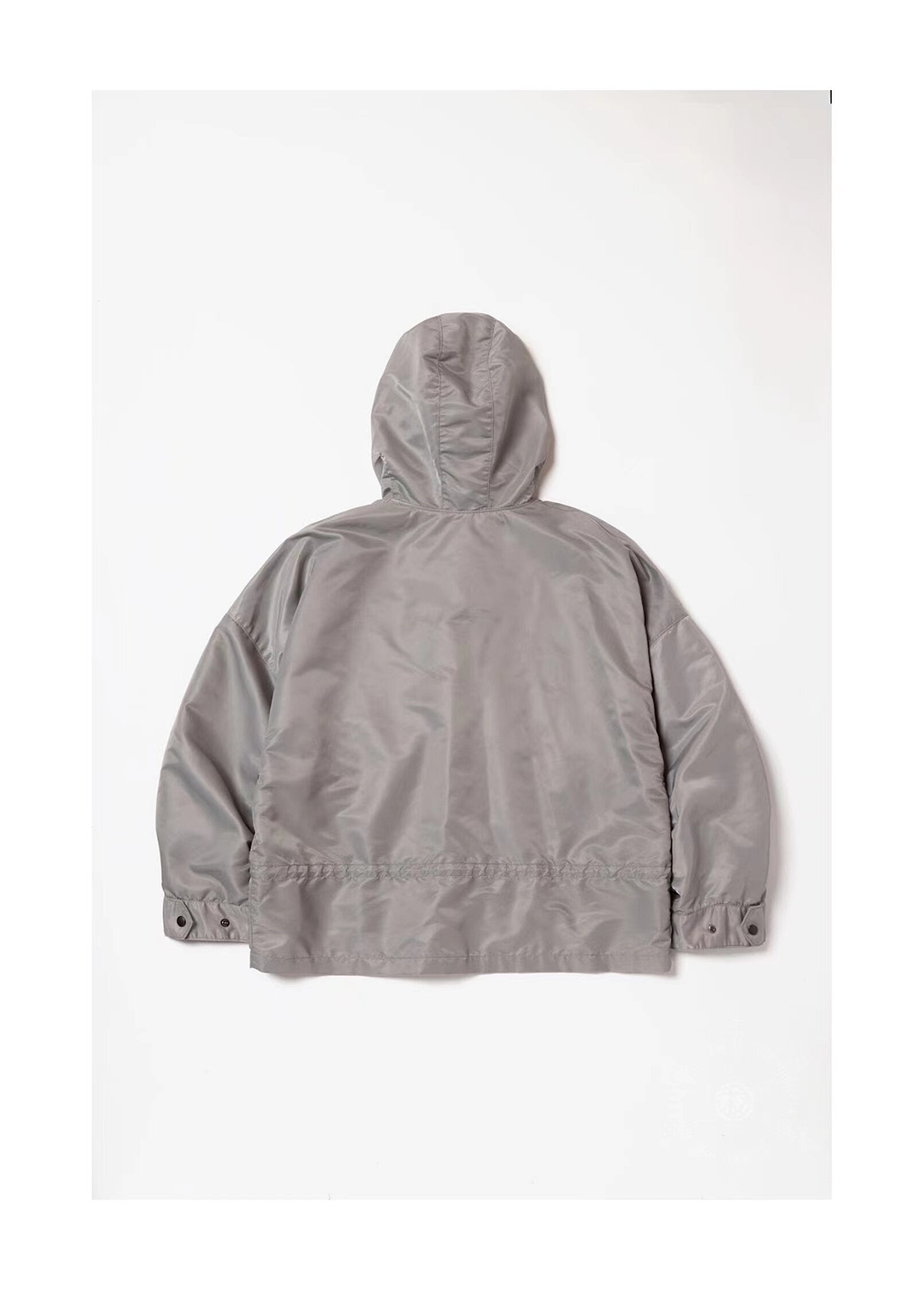 Japanese Two-Color Nylon Waterproof Jacket Men – Loose Hooded Double Zipper Streetwear – Japanese vintage | yamalin clothes | Yamalinclothes