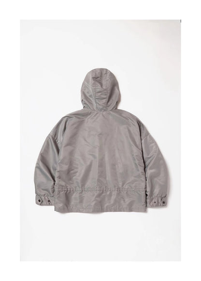 Japanese Two-Color Nylon Waterproof Jacket Men – Loose Hooded Double Zipper Streetwear – Japanese vintage | yamalin clothes | Yamalinclothes
