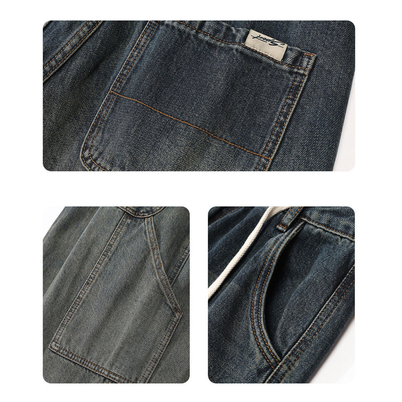 Cargo Jeans – Vintage Wash & Wide Leg | Yamalinclothes