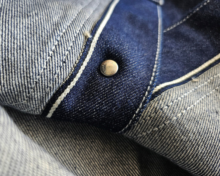 Indigo Denim Jacket – Windsor Collar – Coats Jackets | japanese streetwear | vintage workwear | unisex | Yamalinclothes