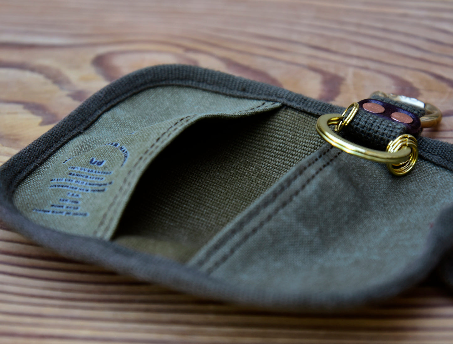 Vintage Canvas Key Pouch – Brass Hardware Artisan Gift – Japanese vintage | yamalin clothes | Yamalinclothes
