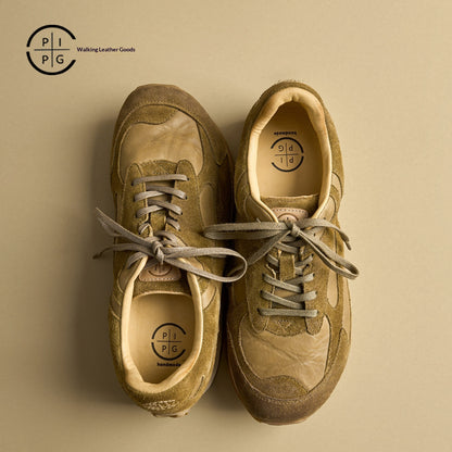 Vintage Distressed Washed Thick-Sole Training Sneakers – Breathable Casual Shoes for Men | Japanese vintage | yamalin clothes | Yamalinclothes