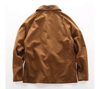 Canvas Double-Pocket Functional Jacket – Abrasion-Resistant Oversized Unisex – Japanese vintage | fall outfits 2026 | fall winter outfits | classy winter outfits | lazy comfy outfits | japanese streetwear | vintage workwear | yamalin clothes | Yamalinclothes