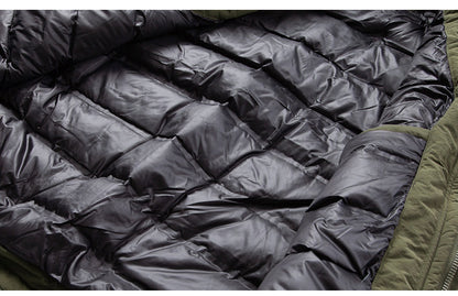 Hooded Down Jacket – Drawstring Multi Pocket | Yamalinclothes