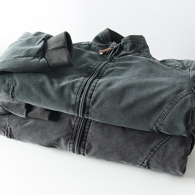 Quilted Stand-Collar Cotton Jacket – Light Warm Oversized Unisex – Japanese vintage | fall outfits 2026 | fall winter outfits | classy winter outfits | lazy comfy outfits | japanese streetwear | vintage workwear | yamalin clothes | Yamalinclothes