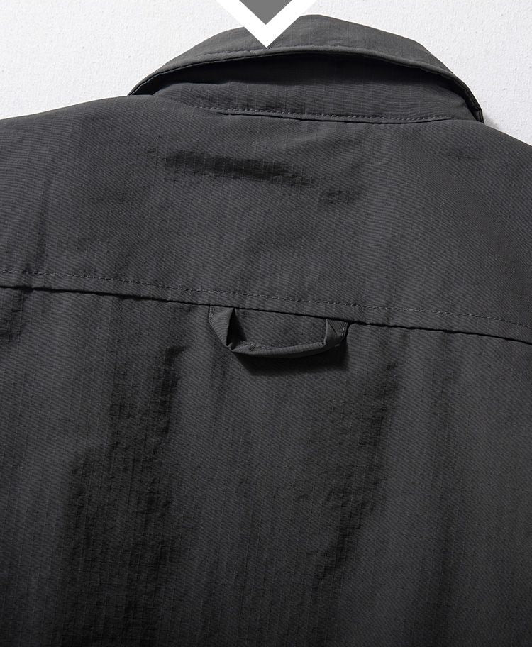 Quilted Lapel Jacket – Windproof Waterproof Oversized Unisex Cotton Padded Coat