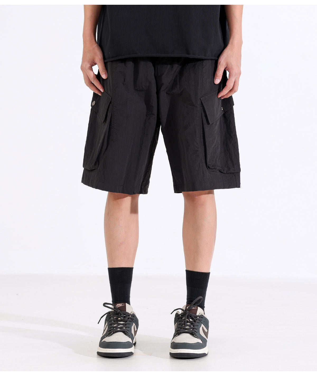 Quick-drying cargo paratrousers, sports shorts, men's summer new style, thin, loose, wide-leg casual mid-length pants | Japanese vintage | yamalin clothes | Yamalinclothes