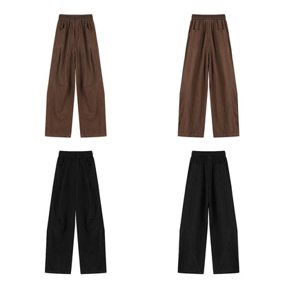 Cotton Utility Pants – Washed Finish & Panel Seams | Yamalinclothes