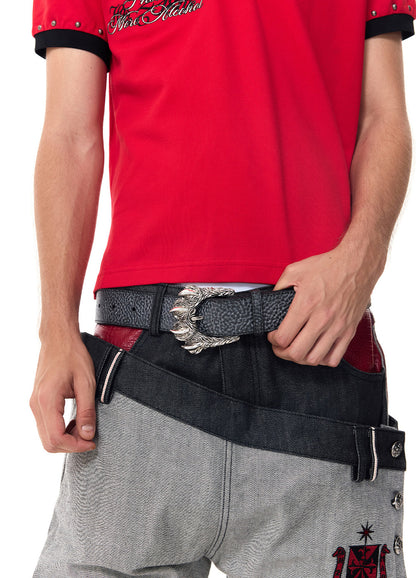 Wide-Leg Jeans – Asymmetric Double Waist