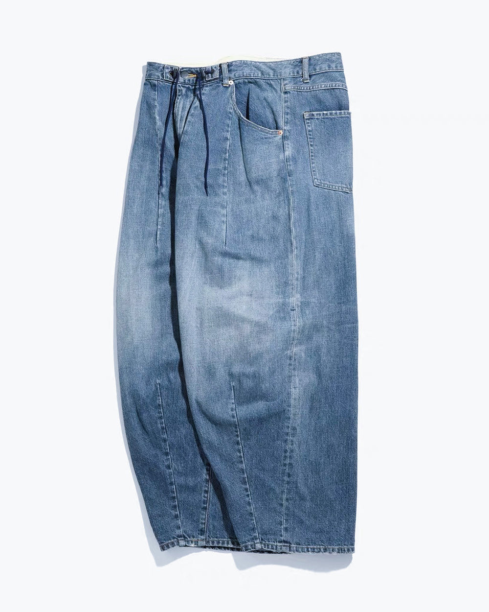 Japanese Retro Washed Balloon Wide-Leg Denim Trousers – Loose Cropped Unisex Streetwear – Japanese vintage | yamalin clothes | Yamalinclothes