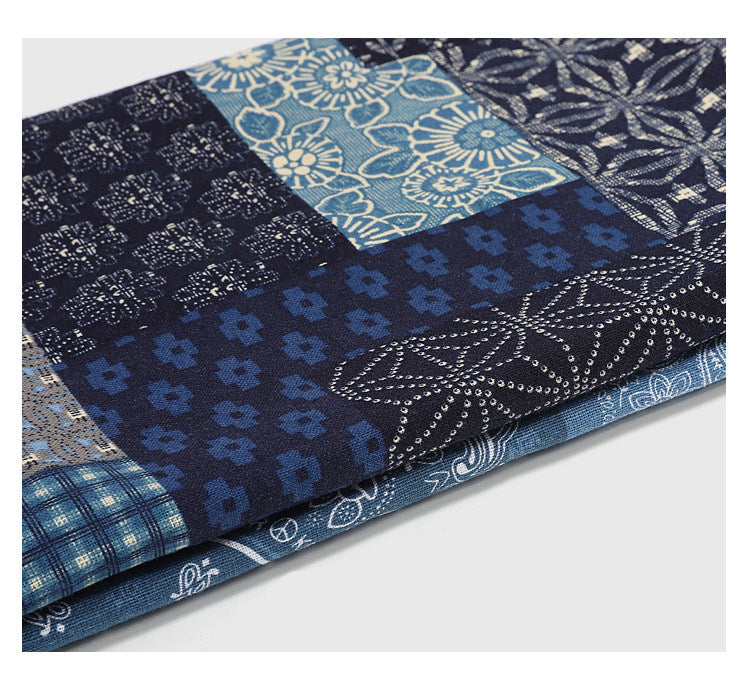 Ethnic Paisley Cotton Scarf – Vintage Patchwork Print Unisex Autumn Winter Wrap
