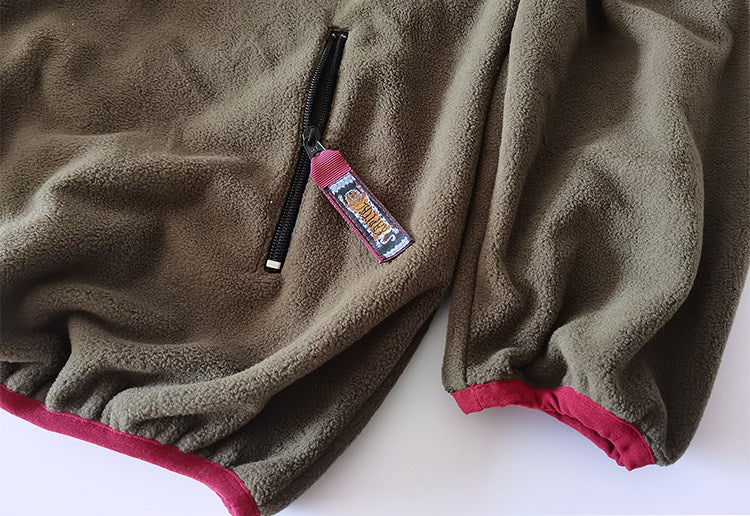21AW polar fleece embroidered long sleeve jacket | Japanese vintage | yamalin clothes | Yamalinclothes