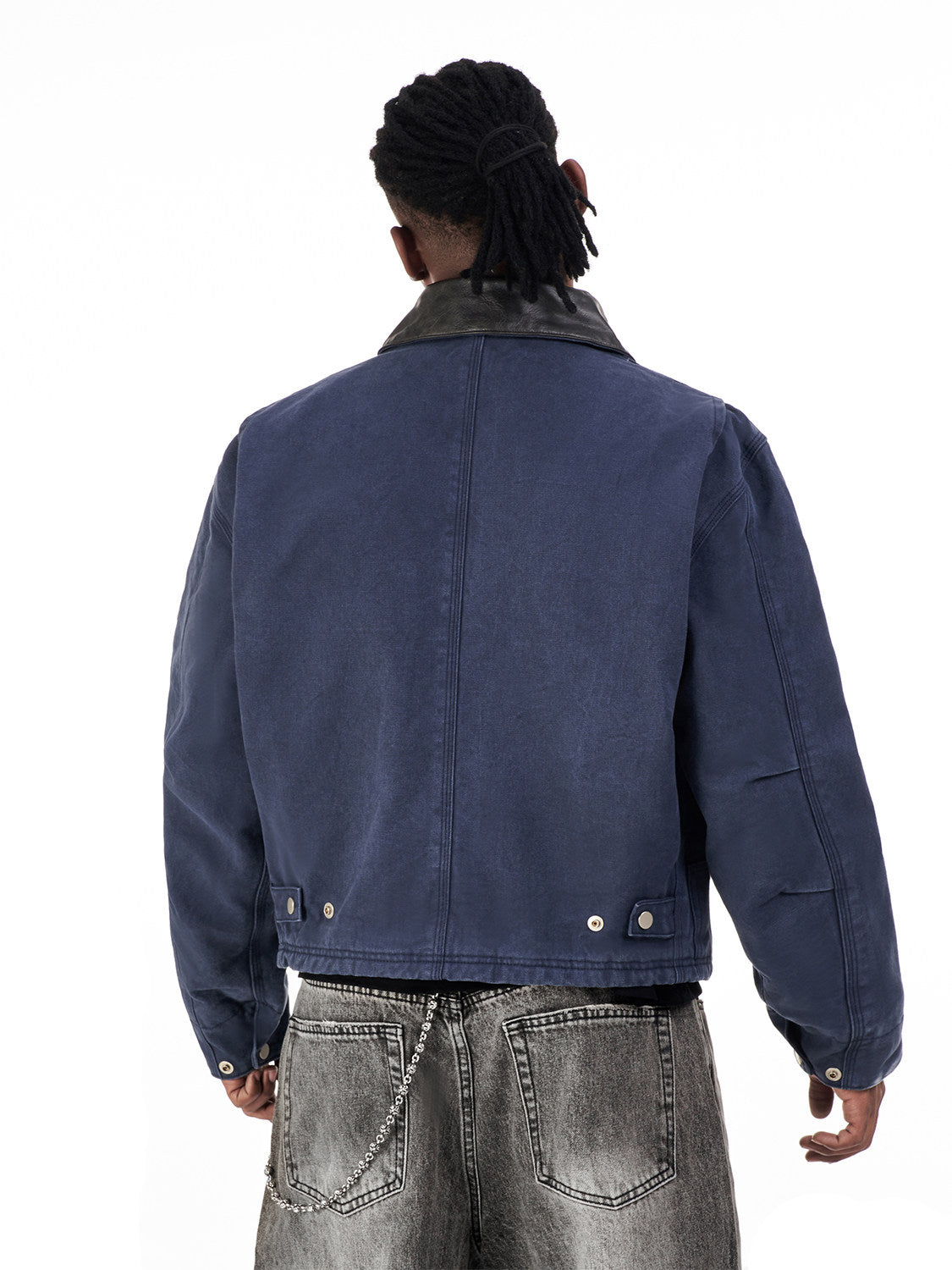 American Vintage Detroit Lapel Jacket – Loose Unisex Streetwear