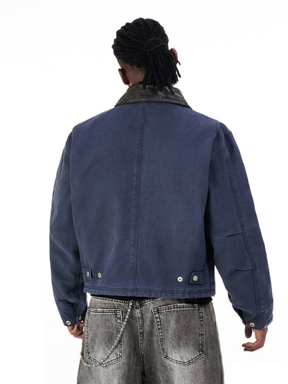 American Vintage Detroit Lapel Jacket – Loose Unisex Streetwear