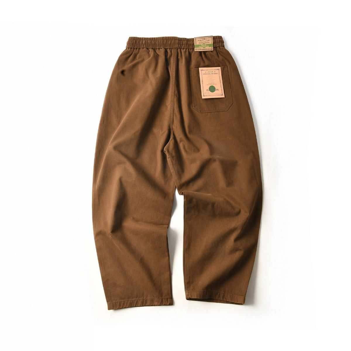 Cotton Balloon Pants – Washed Twill & Drawstring Waist | Yamalinclothes