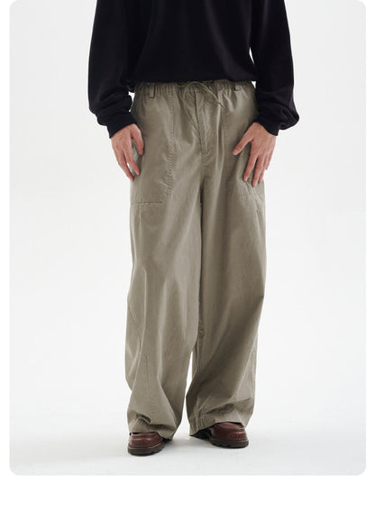 Enzyme Washed Vintage Straight Leg Casual Pants – Loose Fit Unisex All Season Trousers | Japanese vintage | yamalin clothes | Yamalinclothes