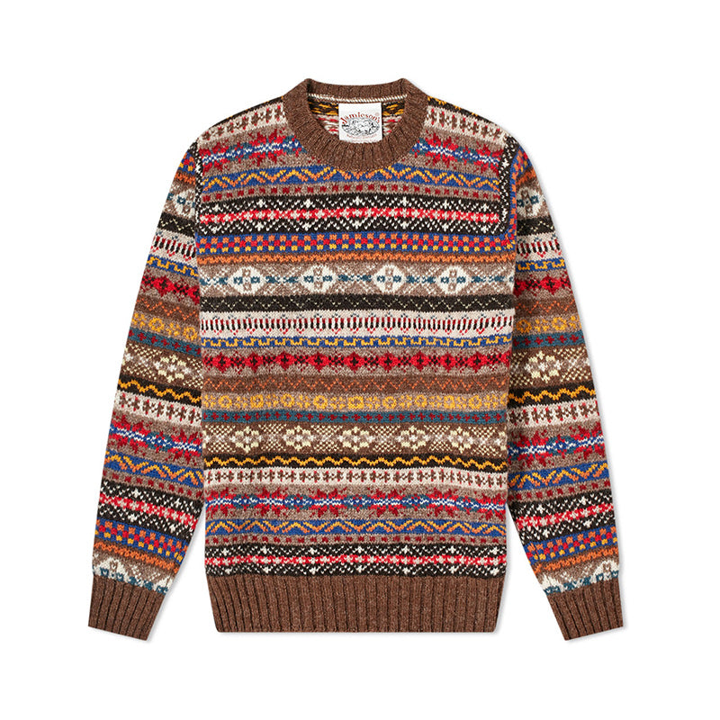 Jamiesons 130-Year Fair Isle Wool Sweater – Scottish Heritage Knit (Unisex)