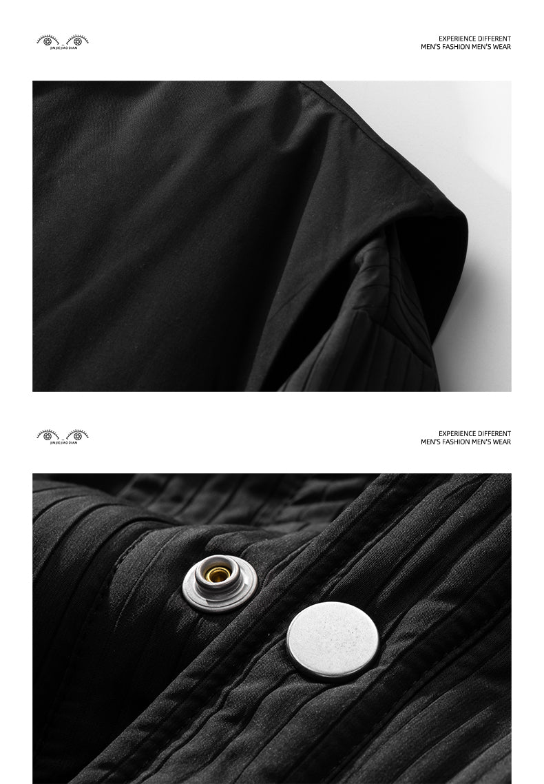 Two-Piece White Duck Down Jacket – Designer Split-Style Winter Coat (Unisex)