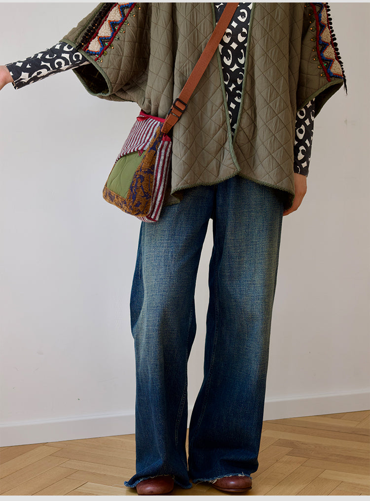 Original 2024 Autumn Winter New Wool Lightweight Crossbody Phone Bag Retro Niche Mini Bag