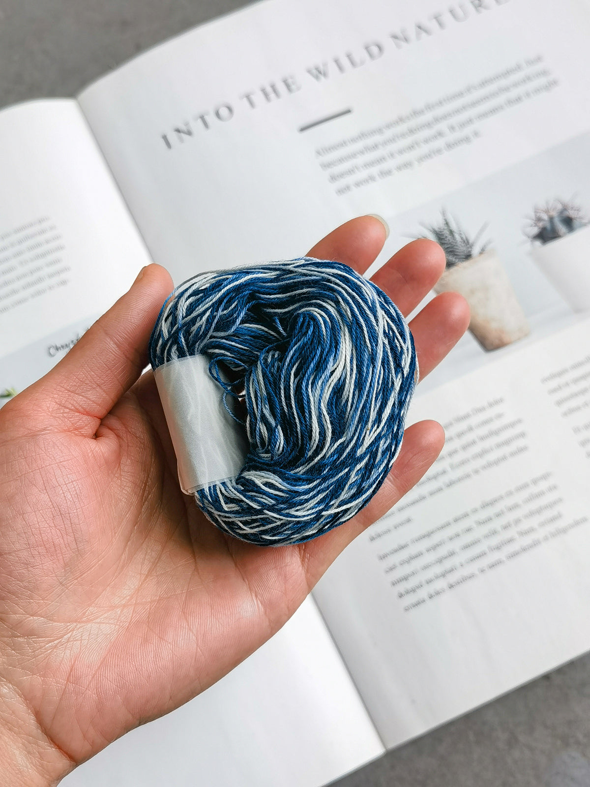 Plant Dyed Pure Cotton Embroidery Thread Handmade Tie-Dye Multicolor Patchwork Seed Bead Braided Bracelet