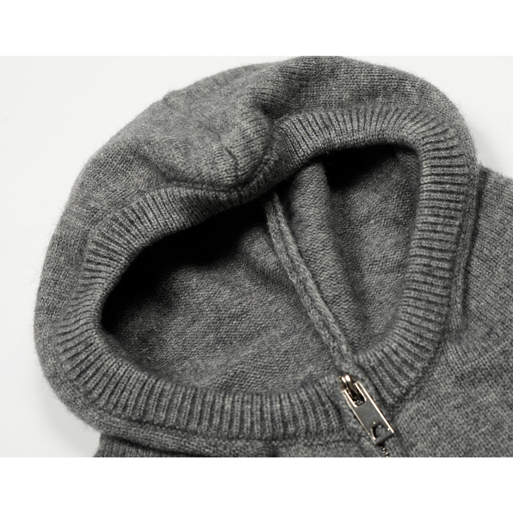 High-Weight Yarn Hooded Cardigan Sweater – JOINBOY 25AW (Unisex)