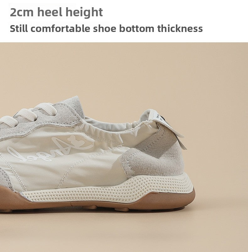 Women's Canvas Forrest Gump Shoes - Soft-Sole Breathable White Casual Sneakers