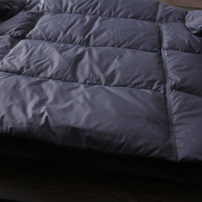 Lightweight 600 Fill Down Puffer Jacket – Stand-Collar Thickened Warm (Men & Unisex)