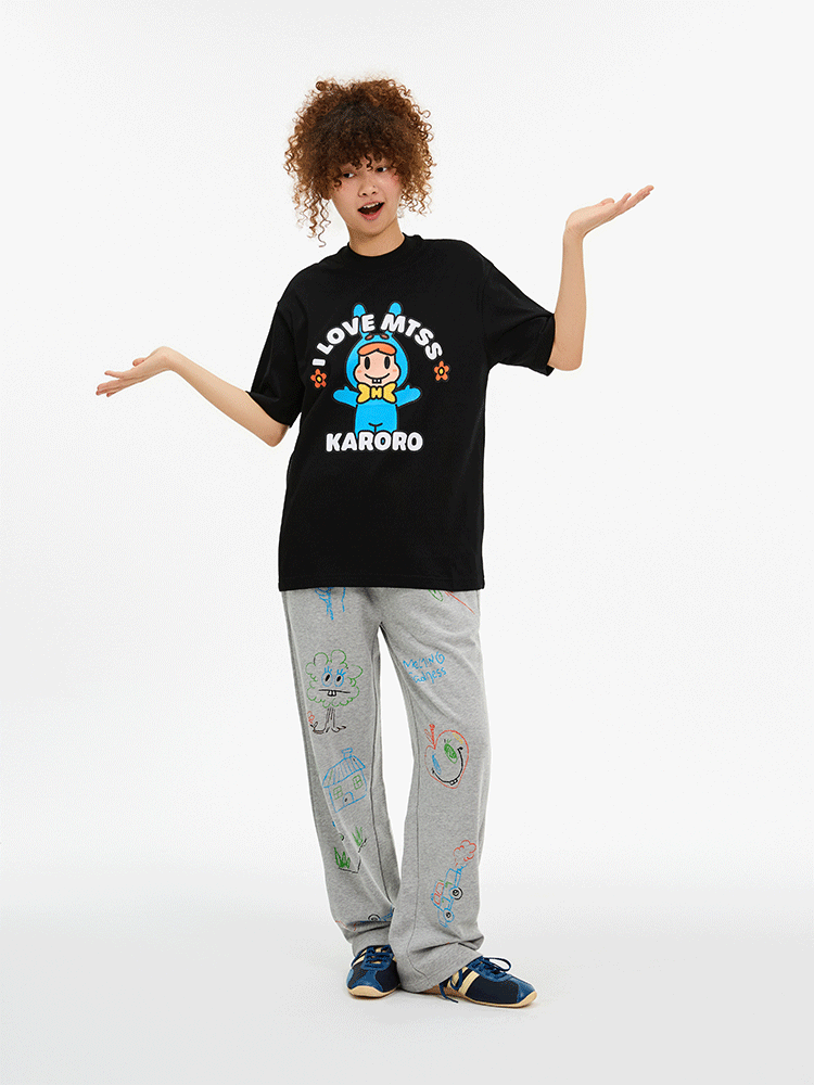 [Spring New Product] I LOVE MTSS Short Sleeve T-Shirt Couple Style 250g