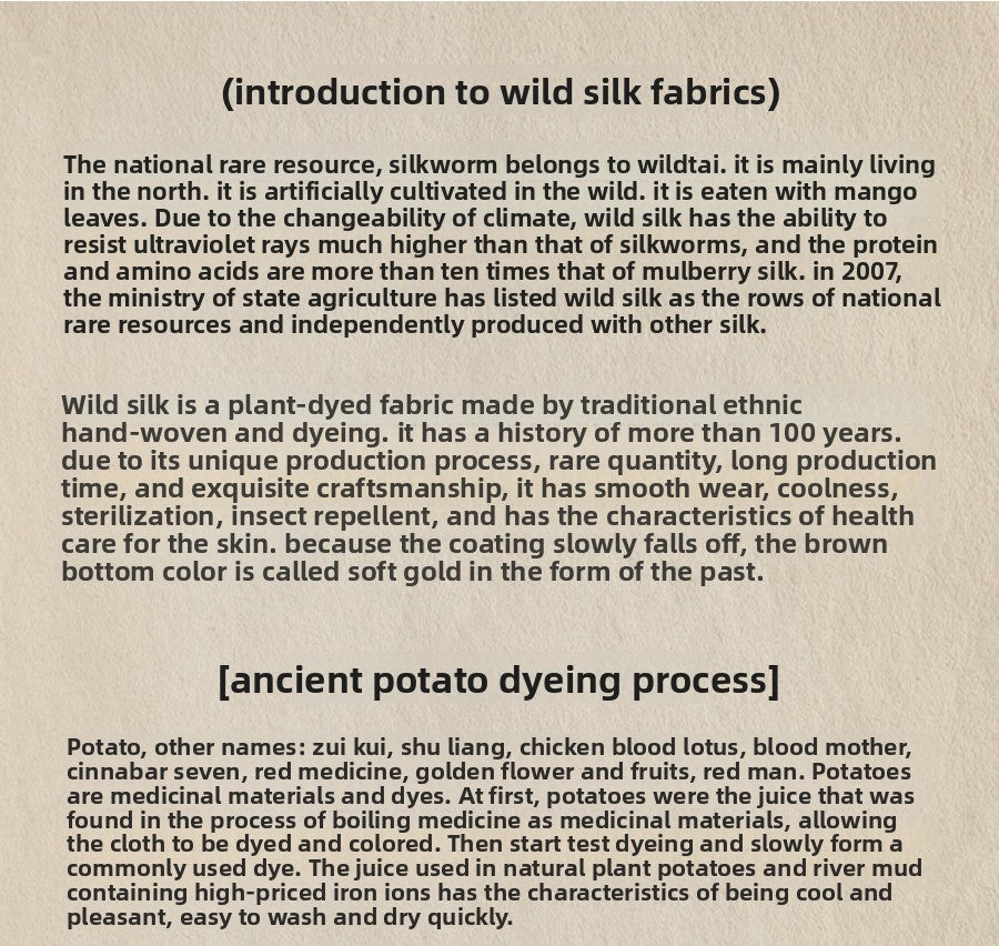 Wild Silk Cuban Collar Half Sleeve Shirt Men's Dye Yam Dyed Tussah Silk Aloha Retro Short Sleeve Shirt Summer