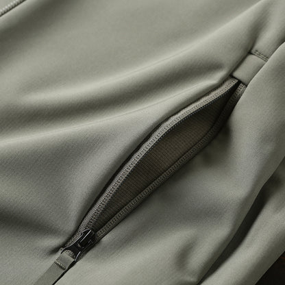 Men's Plus Size European American Style Soft Shell Jacket - Autumn Winter Windproof Waterproof Fleece Coat