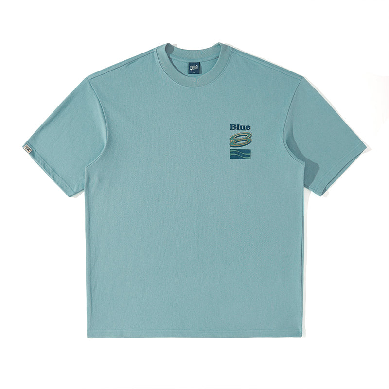 Lanqi Summer New Trend American Retro Heavy Cool T-Shirt Couple Short Sleeve Men