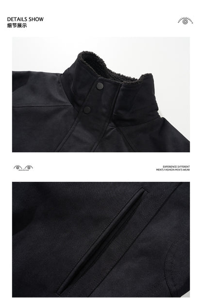 Detroit Heavyweight Lamb-Wool Workwear Jacket – Insulated Cotton Coat (Unisex)