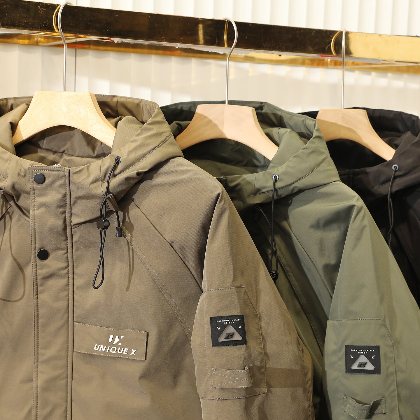 Men's Plus Size Cold-Resistant Hooded Cotton Jacket - Winter Thickened Windproof Warm Export Overstock Workwear Coat