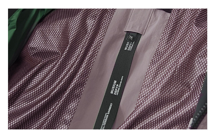 Cleanfit Deconstructed Patchwork Design Down Jacket for Men Winter Couples Outdoor Windproof Workwear 90 White Duck Down Coat