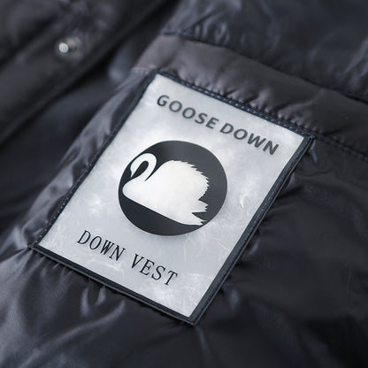 Men's 90% White Goose Down Vest - Export Overstock Warm Winter Inner Liner Waistcoat