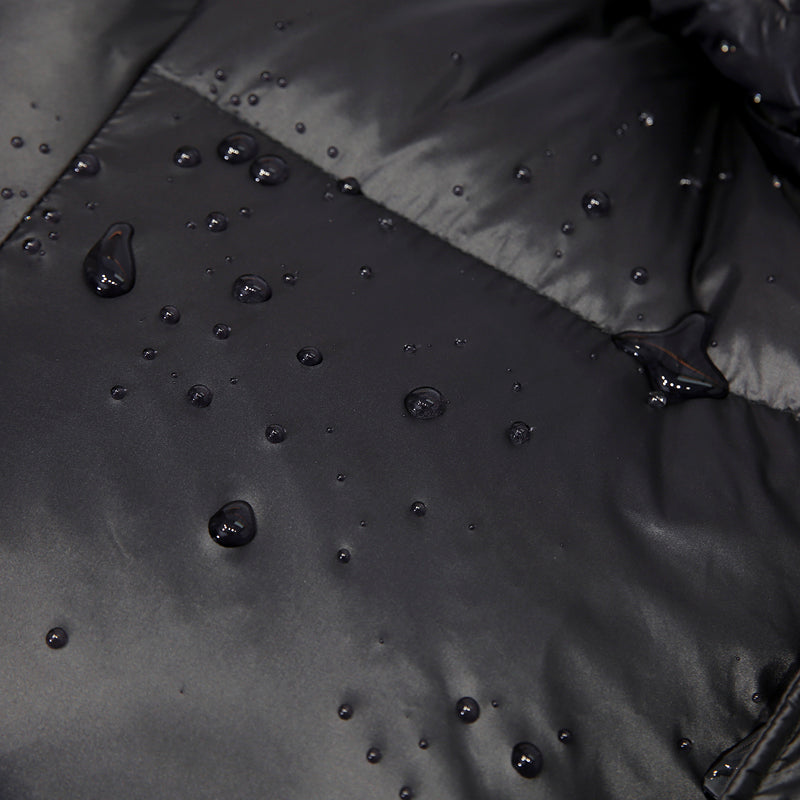 High-Fill 90% Goose-Down Mid-Length Puffer Jacket – Hooded & Cold-Resistant (Plus Sizes Available)