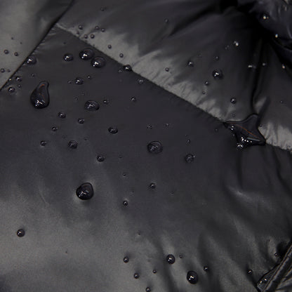 High-Fill 90% Goose-Down Mid-Length Puffer Jacket – Hooded & Cold-Resistant (Plus Sizes Available)