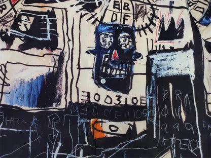 Wacko Maria Basquiat Print Long-Sleeve Shirt – Japanese Retro Graffiti (Unisex)