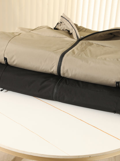 Men's Plus Size European American Style Down Jacket - Winter Windproof Thickened Hooded Cold-Resistant Coat