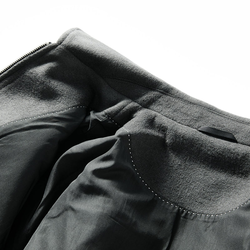 Korean Minimalist Workwear Jacket – Thickened 53% Sheep Wool, Turn-Down Collar for Autumn/Winter