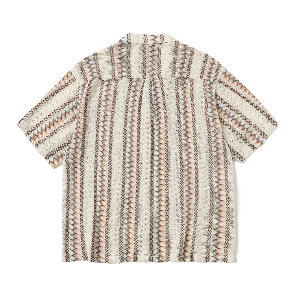 Loose Fit Japanese Style Summer Breathable Hollow Out Casual Shirt