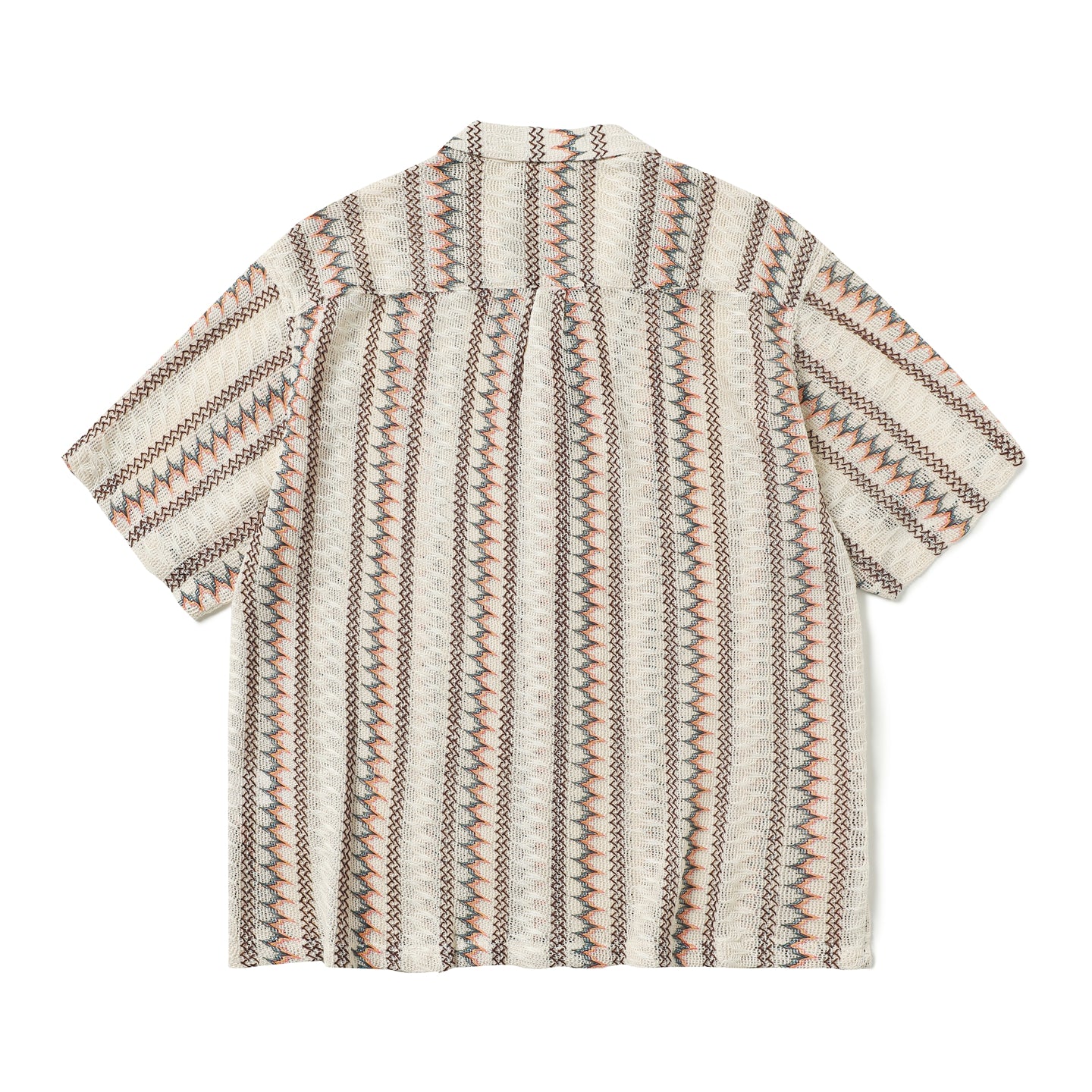 Loose Fit Japanese Style Summer Breathable Hollow Out Casual Shirt