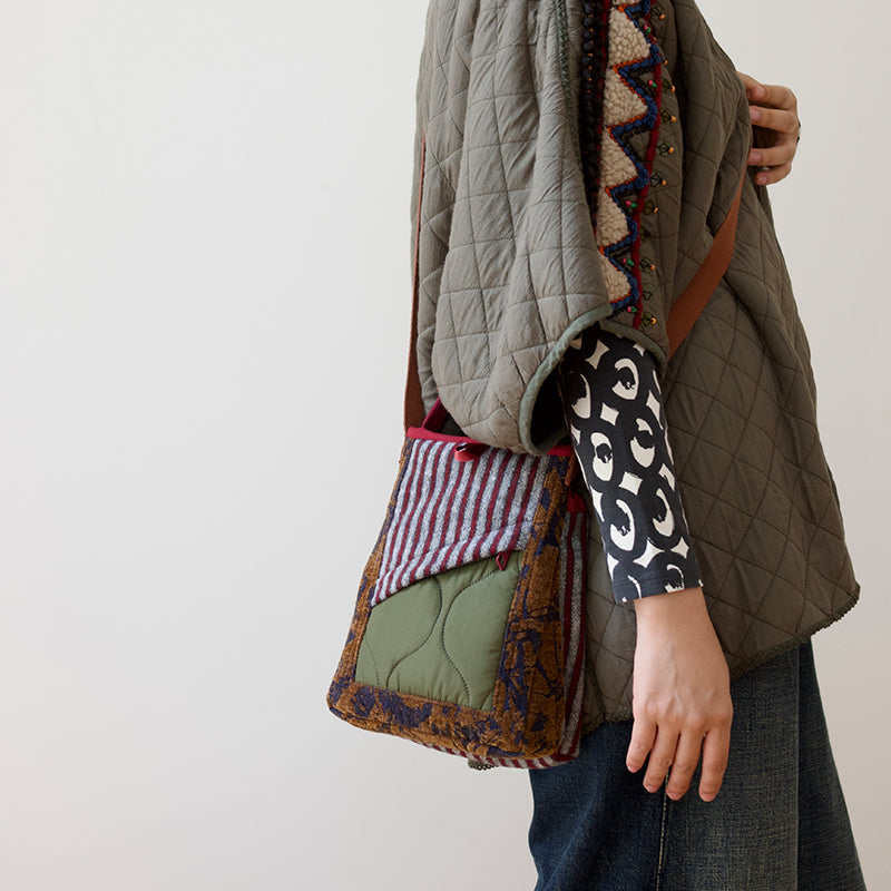 Original 2024 Autumn Winter New Wool Lightweight Crossbody Phone Bag Retro Niche Mini Bag