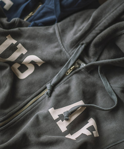 Heavy Zip Hoodie – American Retro Military Print Workwear Thickened Unisex – hoodie | japanese streetwear | vintage workwear | unisex | Yamalinclothes