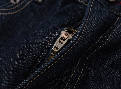 Patchwork Jeans – Contrast Stitch Straight Leg | Yamalinclothes