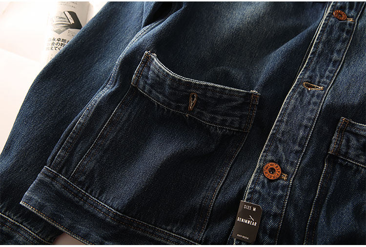 Washed Denim Jacket – Vintage Double Pocket – Coats Jackets | japanese streetwear | vintage workwear | unisex | Yamalinclothes