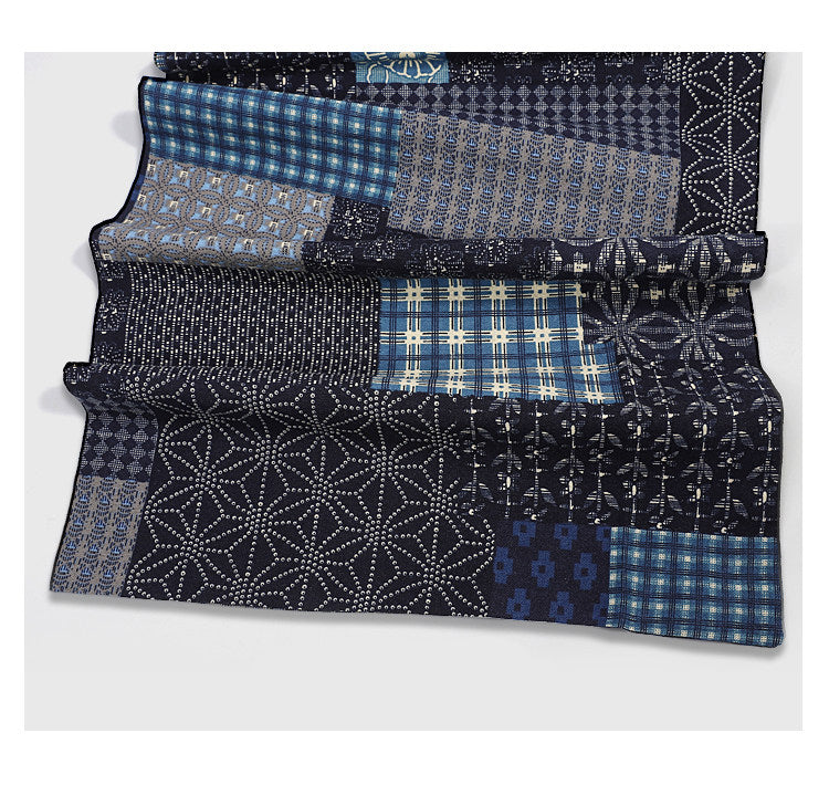 Ethnic Paisley Cotton Scarf – Vintage Patchwork Print Unisex Autumn Winter Wrap